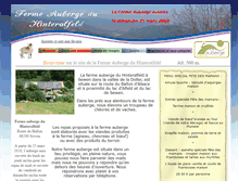 Tablet Screenshot of ferme-auberge-du-hinteralfeld.com